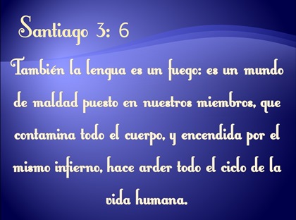 SANTIAGO 3:6